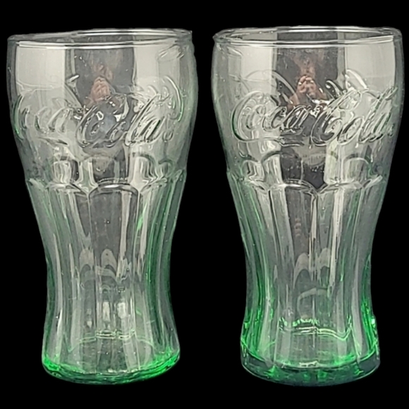 SET OF 2 COCA-COLA SODA FOUNTAIN GLASSES - Picture 3 of 7